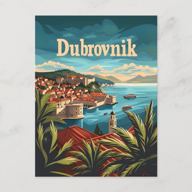 Dubrovnik Kroatien Postkarte (Vorderseite)