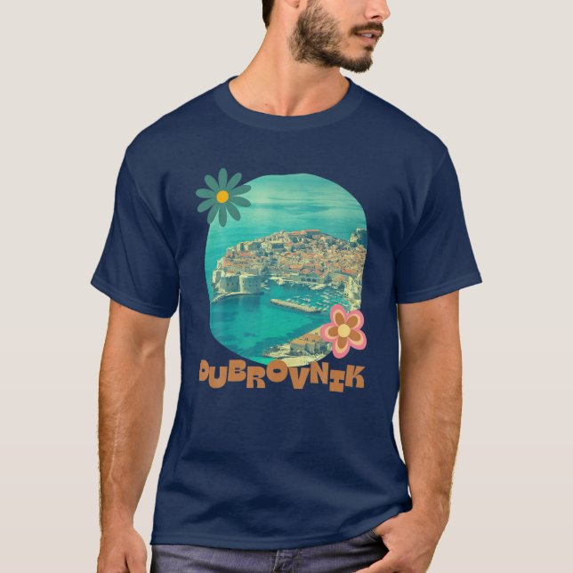 Dubrovnik Kroatien T-Shirt (Vorderseite)