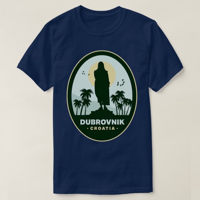 Dubrovnik Kroatien T-Shirt (Design vorne)