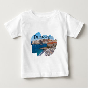 Dubrovnik mit einer Ansicht Baby T-shirt