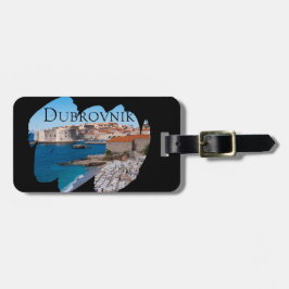 Dubrovnik mit einer Ansicht Gepäckanhänger