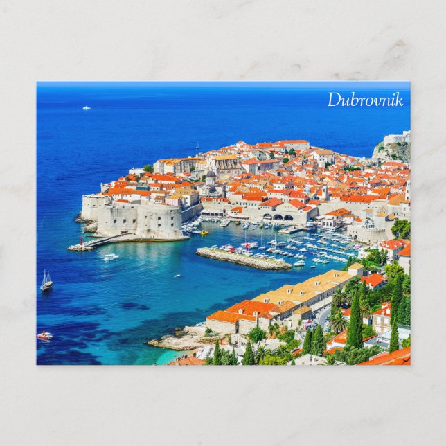Dubrovnik Postkarte (Vorderseite)