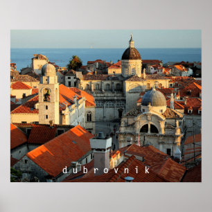 Dubrovnik-Sonnenuntergang Poster