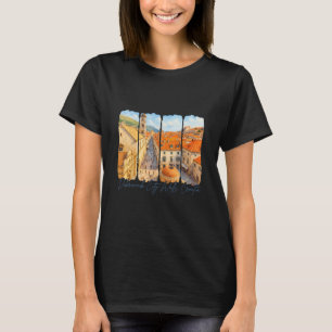 Dubrovnik Stadtmauern Kroatien Reise Pinselstrich T-Shirt