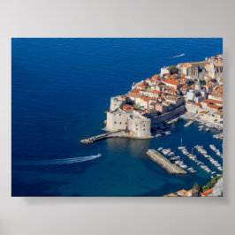 Dubrovnik view poster