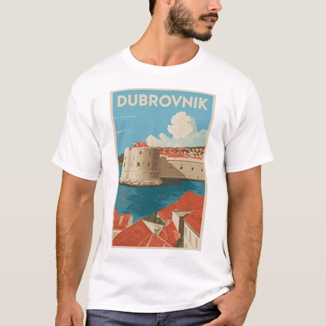 Dubrovnik Vintag T-Shirt (Vorderseite)