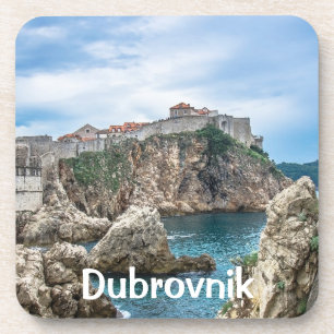 Dubrovnik walls view from sea getränkeuntersetzer