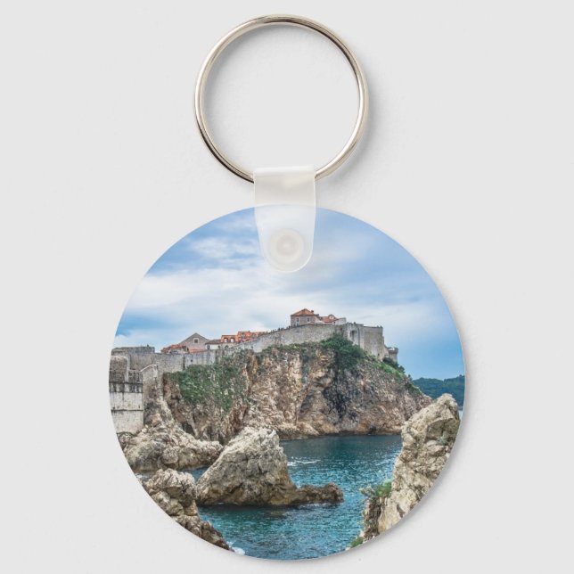 Dubrovnik Wände Blick aufs Meer Schlüsselanhänger (Vorderseite)