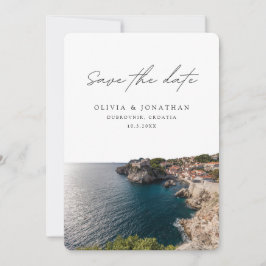 Dubrovnik Wedding Rettet das Datum Kroatien Hochze Einladung