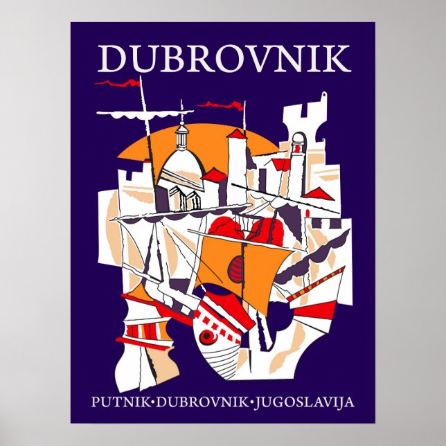 Dubrovnik, Yugoslavia Poster (Vorne)