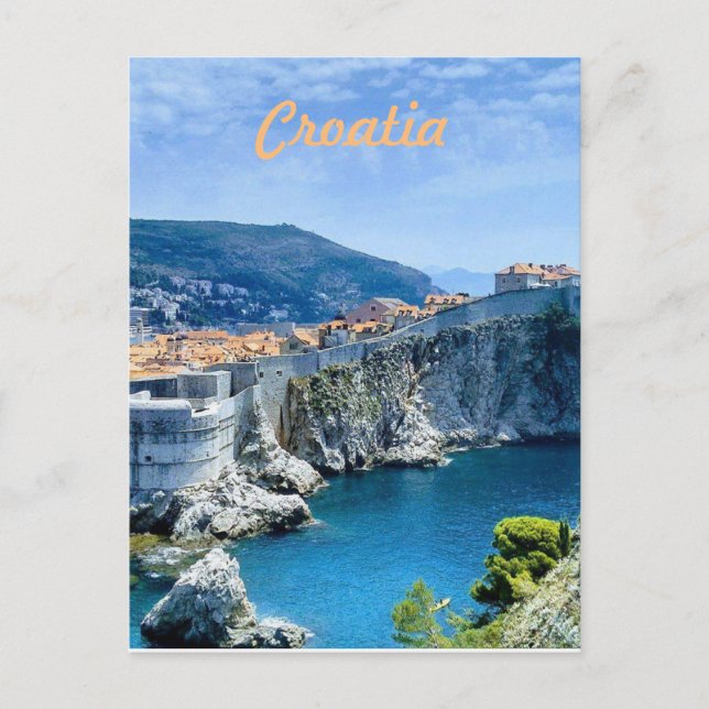 Dubrovniks Altstadt Postkarte (Vorderseite)