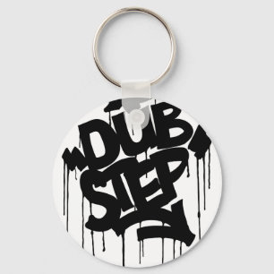 Dubstep FatCap Schwarzes Schlüsselanhänger