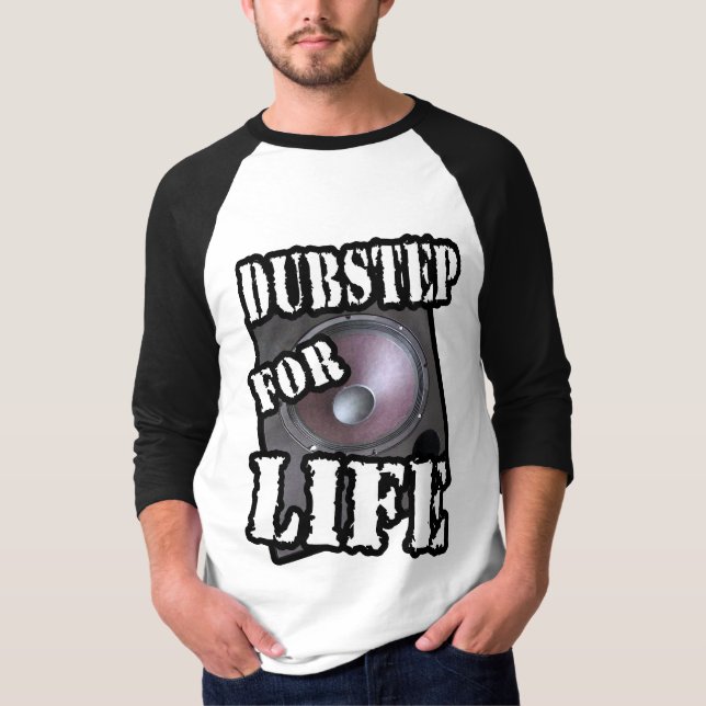 dubstep für Leben DJ-Shirt T-Shirt (Vorderseite)
