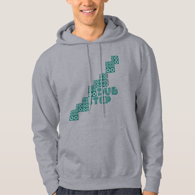 dubstep Hoodie m1 (in LAK 'ech!) (Vorderseite)