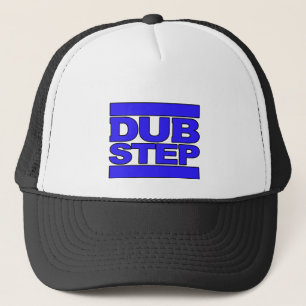 DUBSTEP Logoblau Truckerkappe