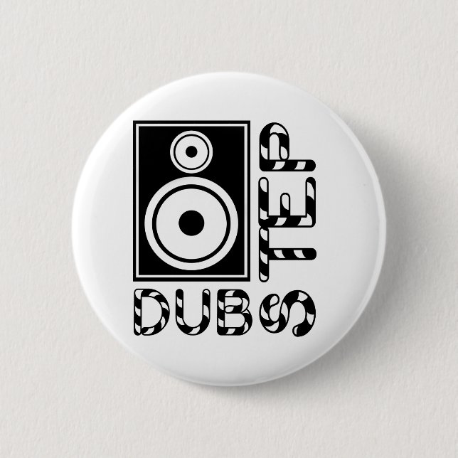 Dubstep Loudspeaker E Button (Vorderseite)