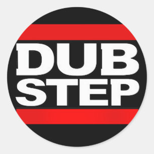 dubstep mischen-benga-dubstep Radio-freien Runder Aufkleber