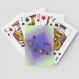 Dubstep Notes Classic Playing Cards Spielkarten
