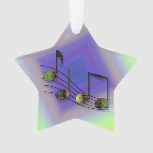 Dubstep-Notizen Akrylorische Ornamente