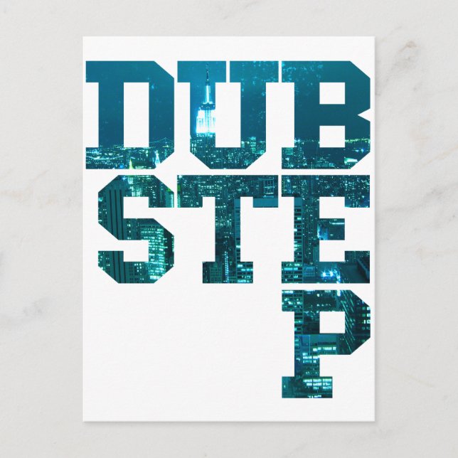 Dubstep NYC Postkarte (Vorderseite)