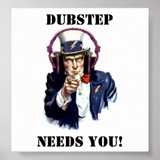 Dubstep-Poster Poster (Vorne)
