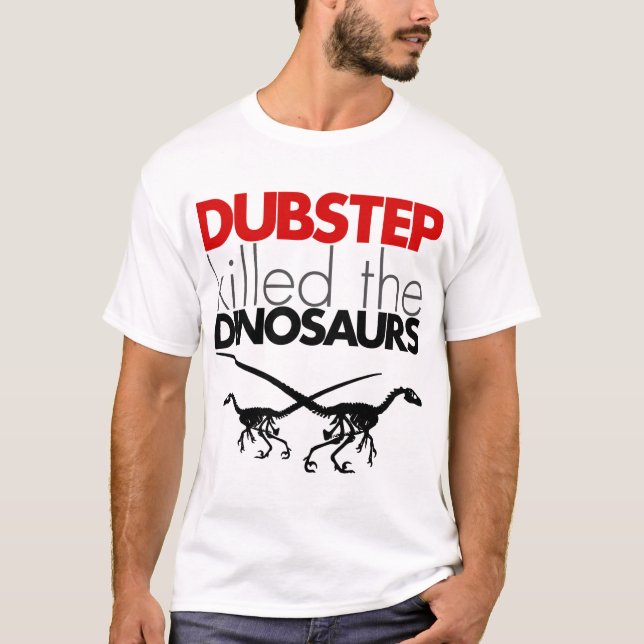 Dubstep tötete die Dinosaurier 3 T-Shirt (Vorderseite)