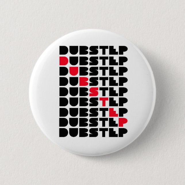 Dubstep WAND-Mädchen-Typen Dubstep Musik Button (Vorderseite)