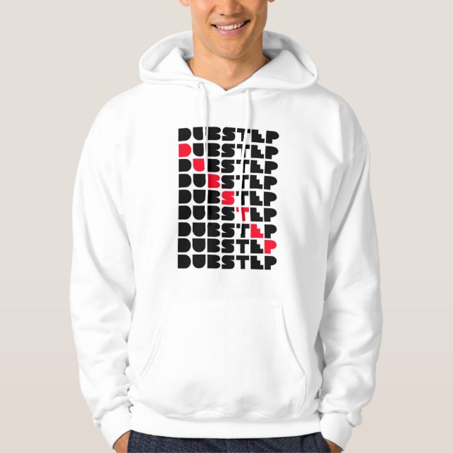 Dubstep WAND-Mädchen-Typen Dubstep Musik Hoodie (Vorderseite)
