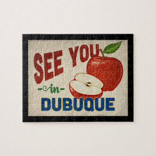 Dubuque Iowa Apfel - Vintage Reise