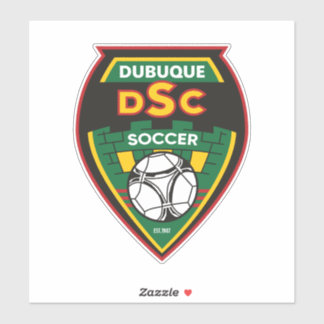 Dubuque Soccer Club Car Decal Aufkleber