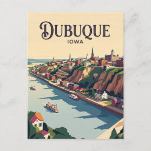 Dubuque USA Postkarte