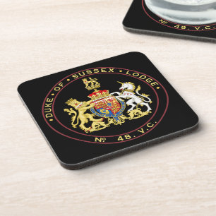 Duc de Sussex No. 48 Lodge Dessous de verre en pla