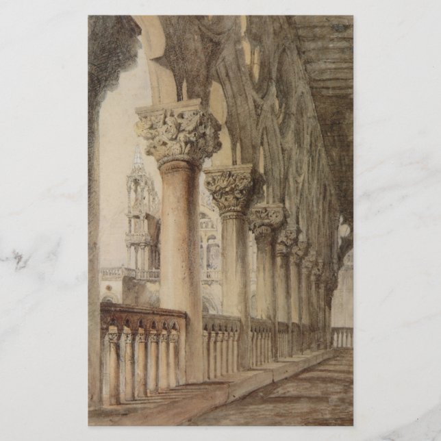Ducal Palace (von John Ruskin) Briefpapier (Vorderseite)