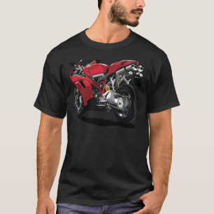Ducati 848 Bike Cartoon Classic T - Shirt