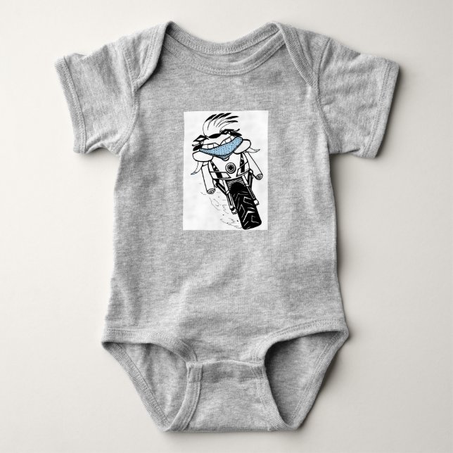 Ducati Ryder Roboterbaby-Körper-Anzug Baby Strampler (Vorderseite)