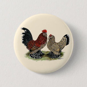 D'Uccle Bantams: Mille Fleur Button