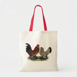 D'Uccle Bantams: Mille Fleur Tragetasche