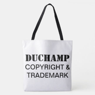 Duchamp, Copyright & Sac fourre-tout de marques