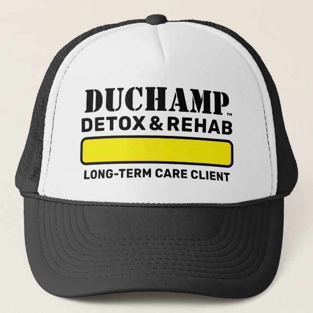 Duchamp™ Detox & Rehab Trucker Hat Truckerkappe (Vorderseite)