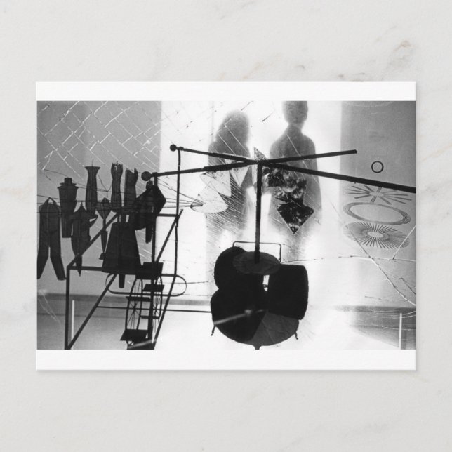 Duchamp Hommage Postkarte (Vorderseite)