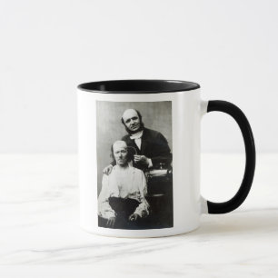 Duchenne De Boulogne mit einem 'Opfer patient Tasse