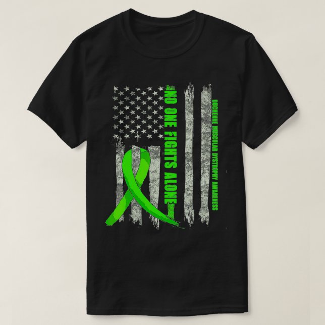Duchenne Muskel-Dystrophie-Bewusstsein DMD-verwand T-Shirt (Design vorne)