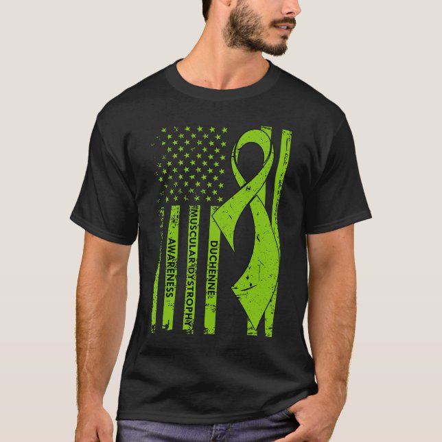 Duchenne Muskeldystrophie Bewusstsein T-Shirt (Vorderseite)