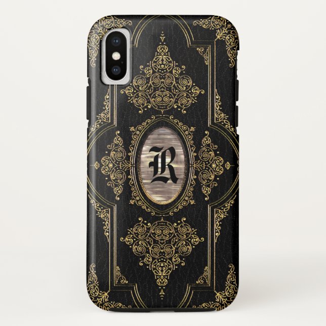 Duchess Grande Knight Viktorianische hübsche Monog Case-Mate iPhone Hülle (Rückseite)