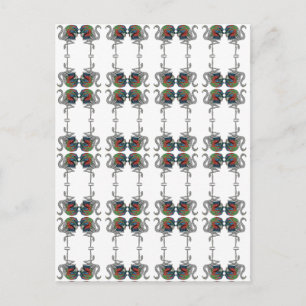 Duchess von Windsor Flamingo Brooch Postkarte