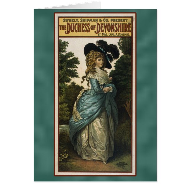 Duchesse des cartes d'affiche de théâtre de (Devant)