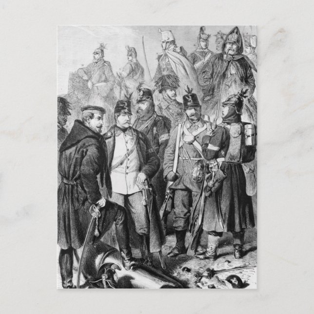 Duchies-Krieg Postkarte (Vorderseite)