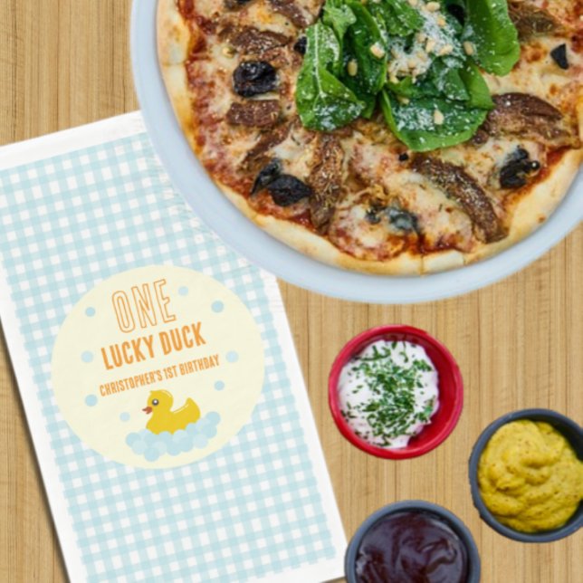 Duck 1. Geburtstag Napkins Serviette (Von Creator hochgeladen)