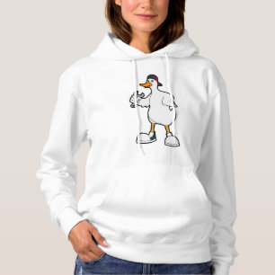 Duck als Handwerker mit Tool & Cap Hoodie