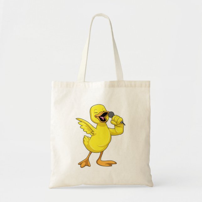 Duck als Sänger mit Mikrofon Tragetasche (Vorne)